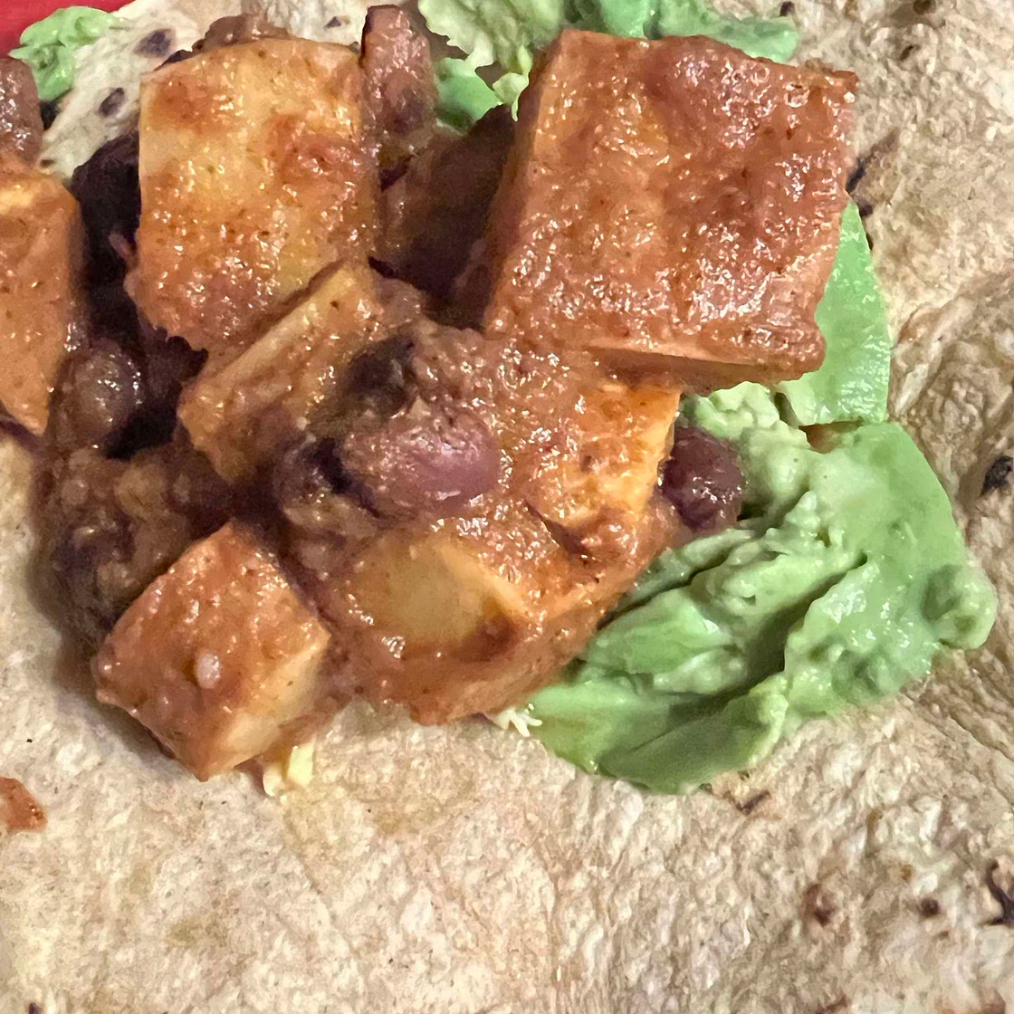 Al Pastor Sweet Potato and Black Beans