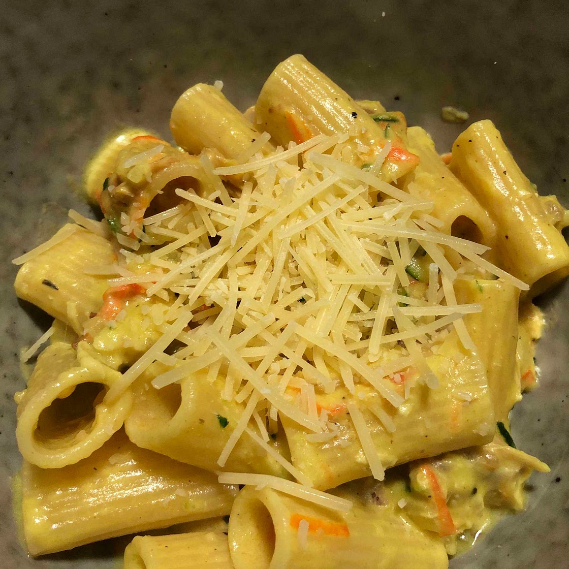 Roast chicken pasta
