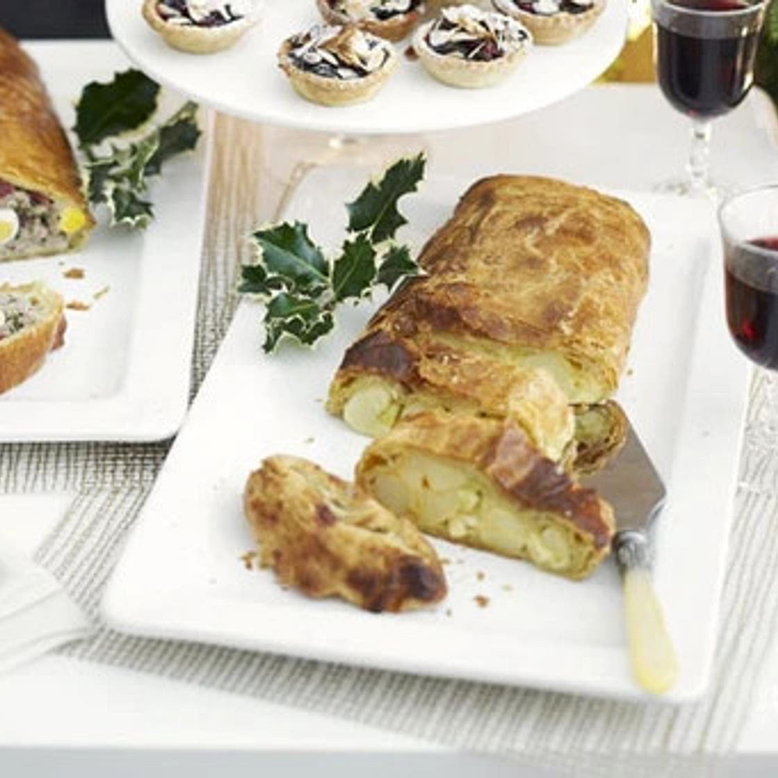 Easy cheese & onion slice