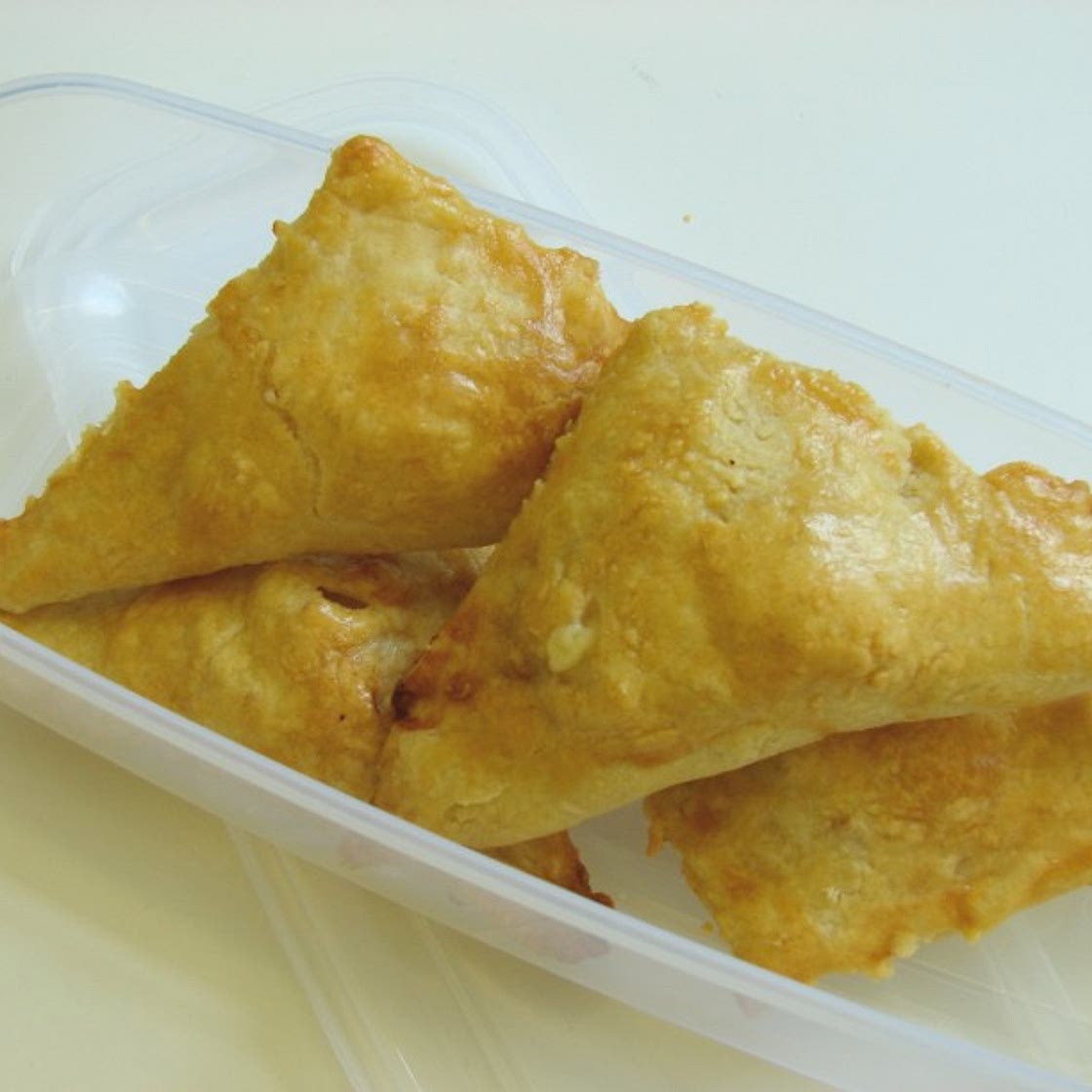 Cheese and onion triangles