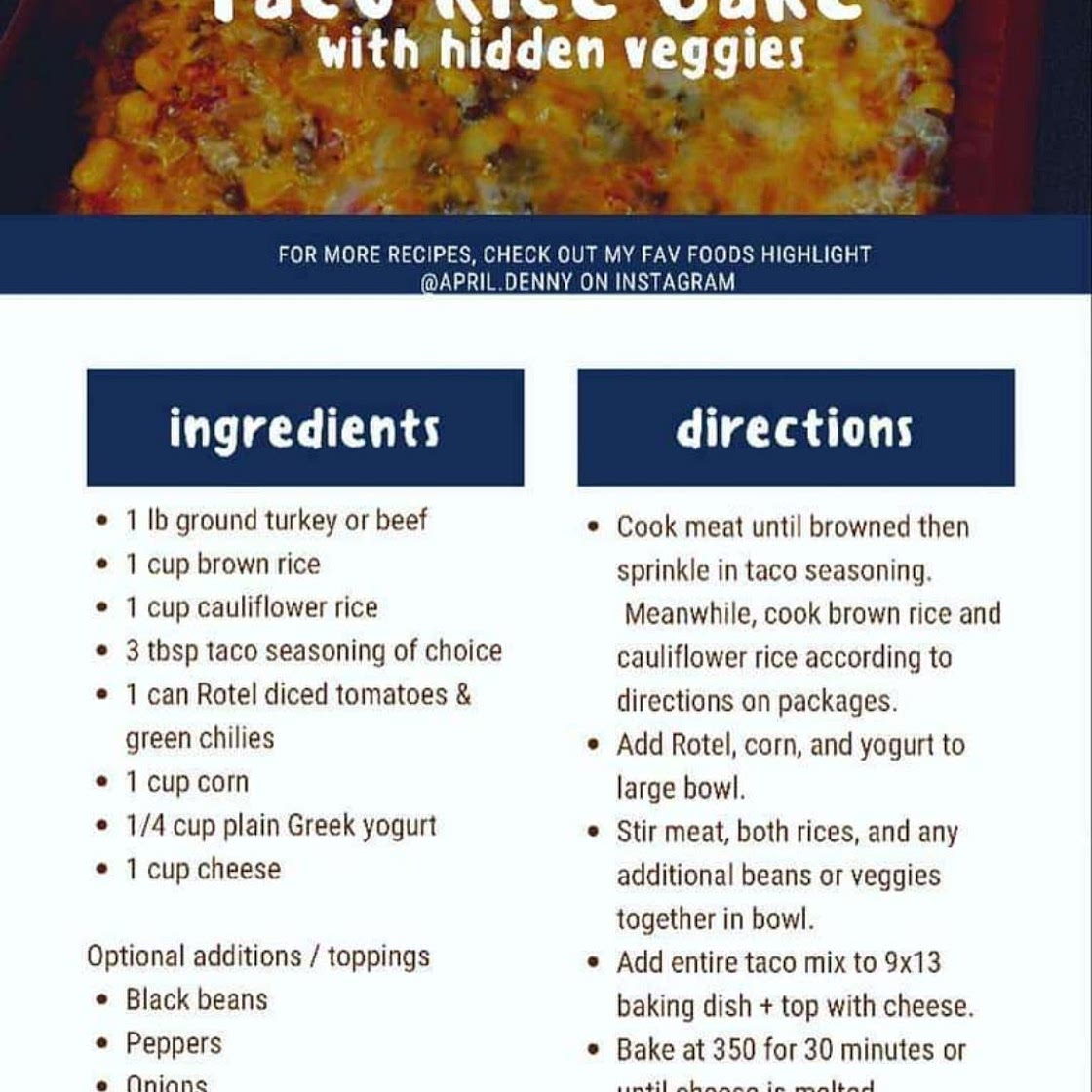 Taco Rice Casserole