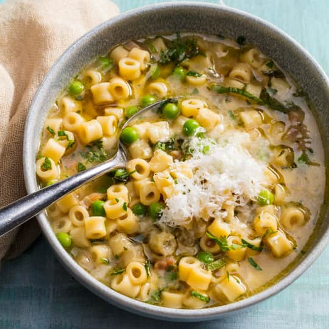 Pasta e Piselli (Pasta and Peas)