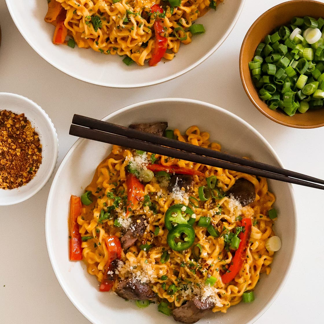 Creamy Ramen Noodles!