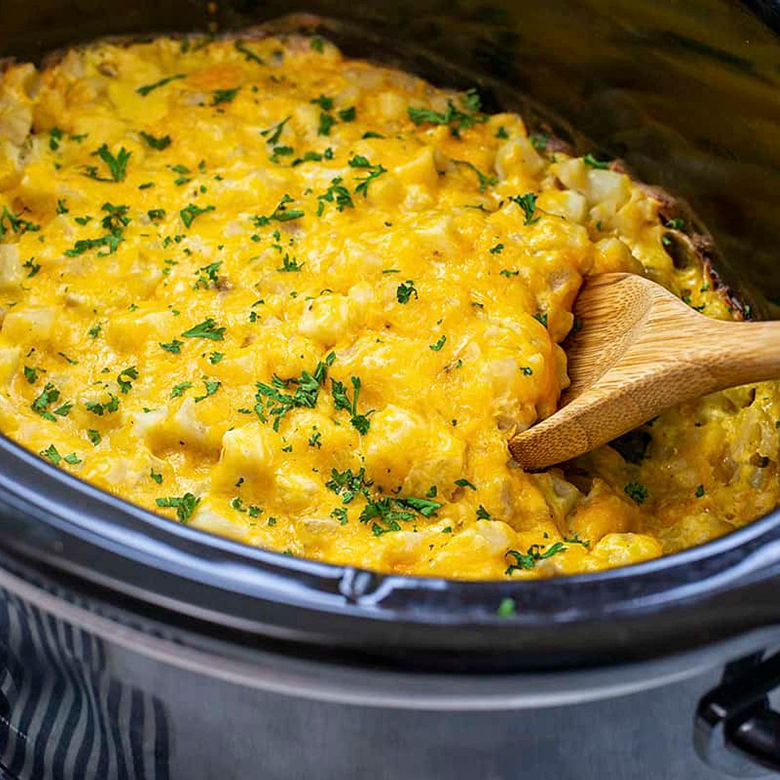 Crockpot Hashbrown Casserole