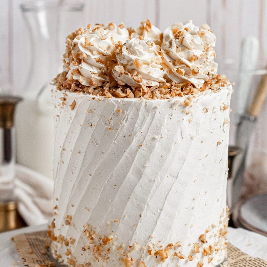 Maple Walnut Cake (Gluten-Free & Dairy-Free)