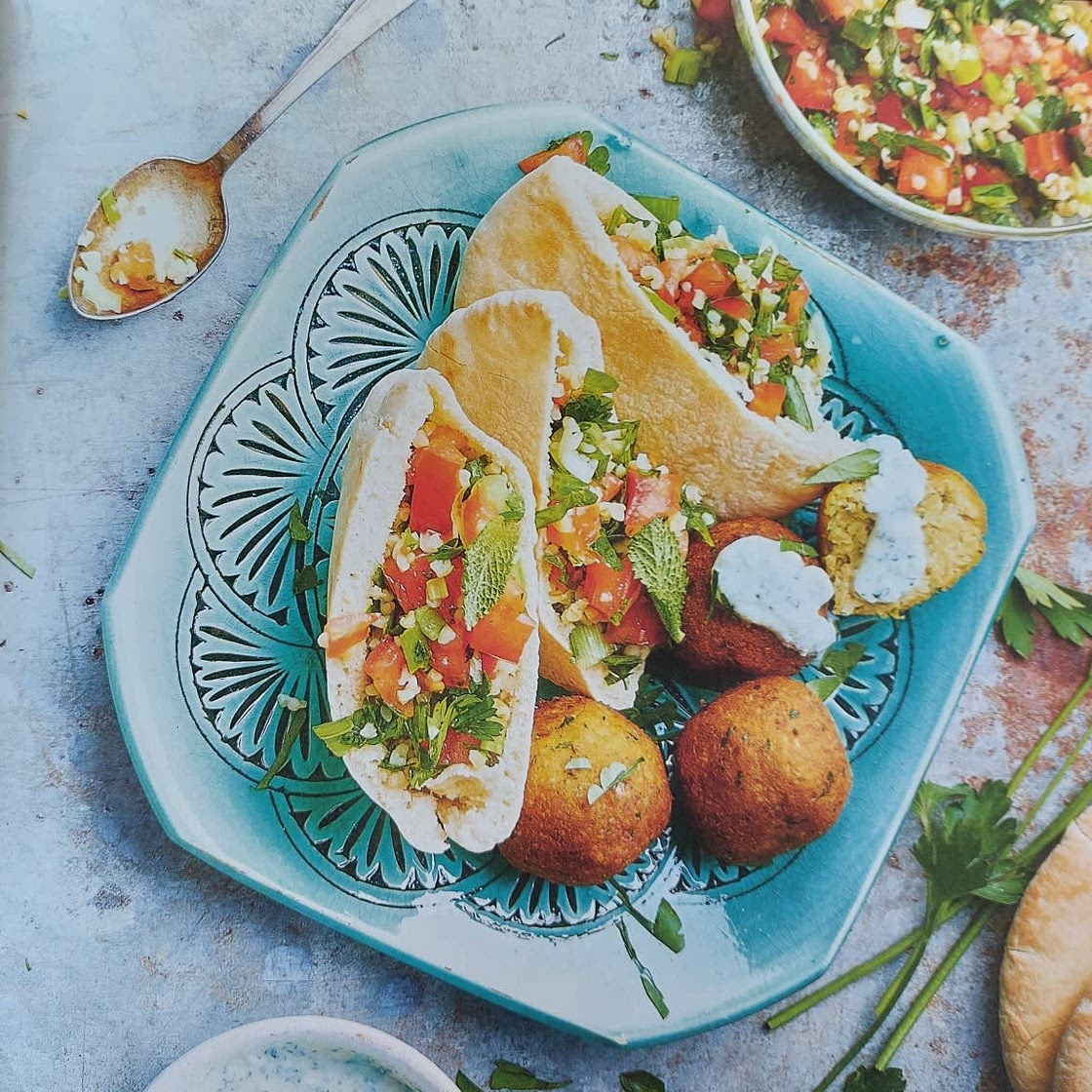 Falafels et taboulé façon pita