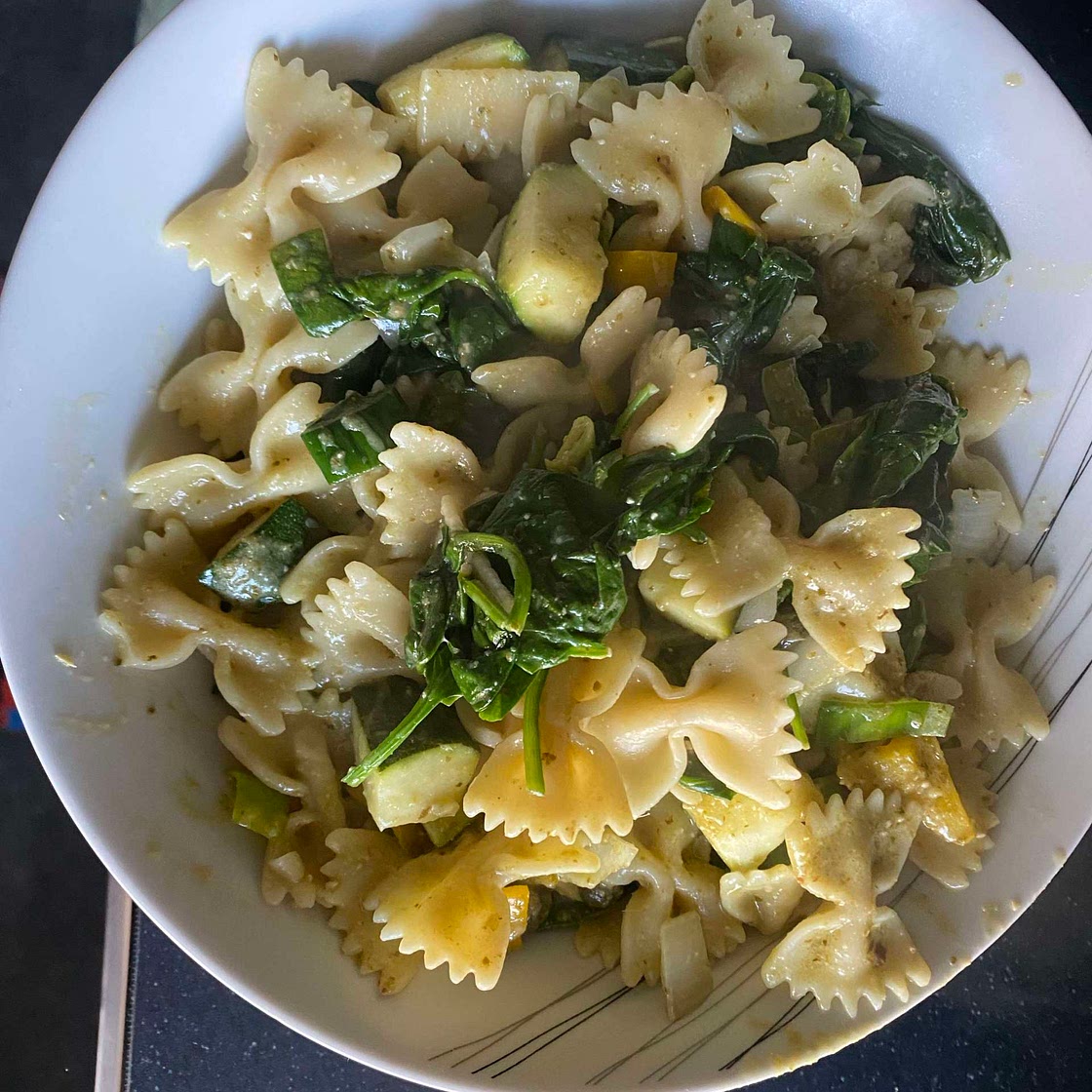 Eigen pasta groen