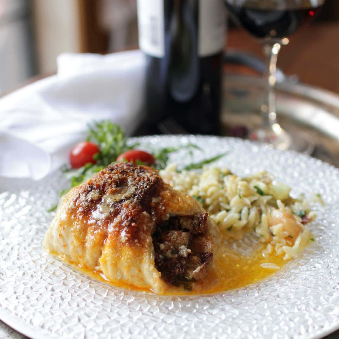 Baked Stuffed Fish For One