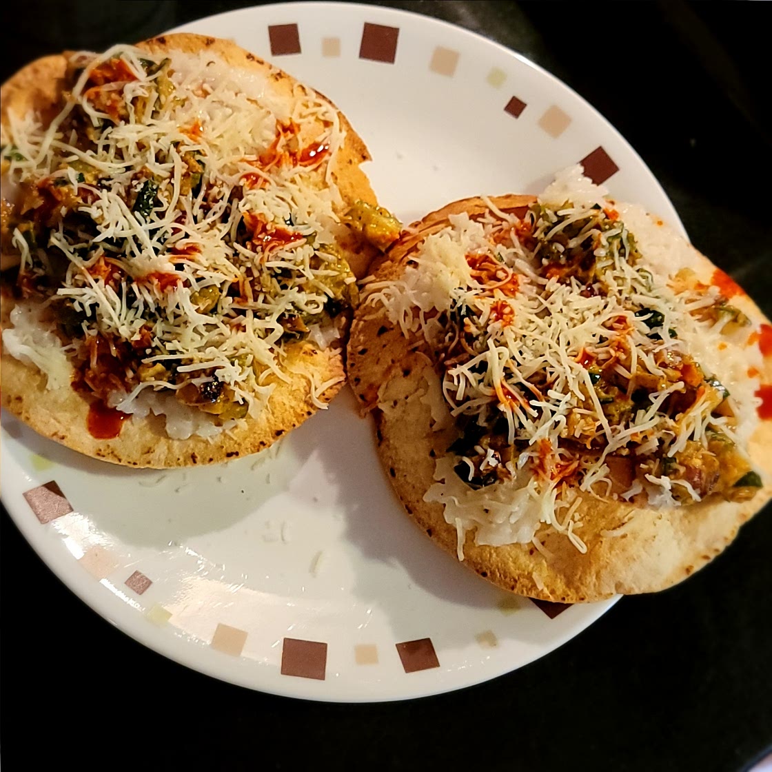 Elote-Style Vegetable Tostadas with Zucchini, Poblano Pepper & Lime Rice