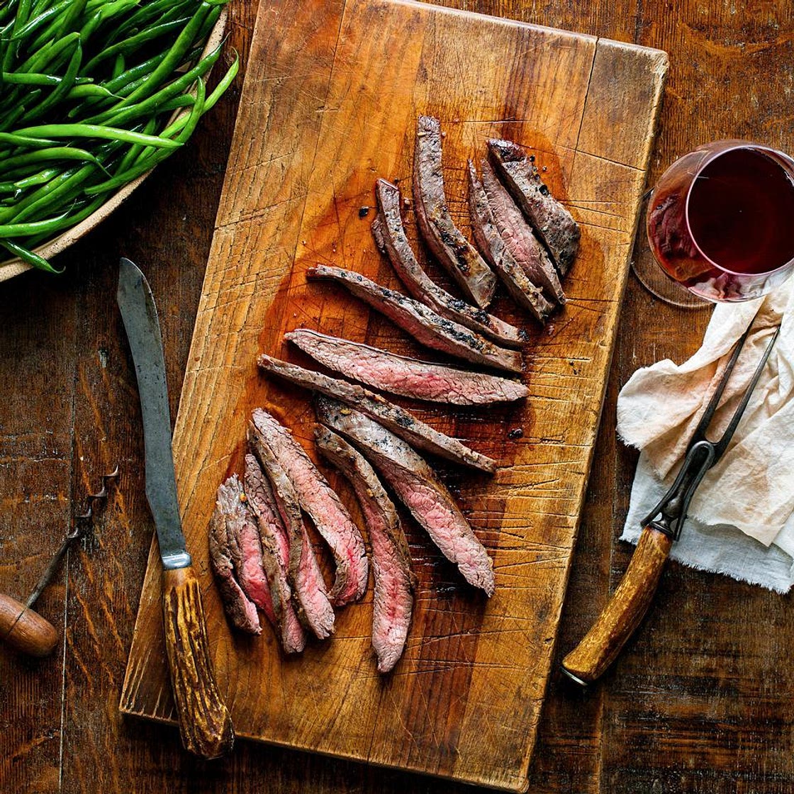 Miso-Marinated Flank Steak