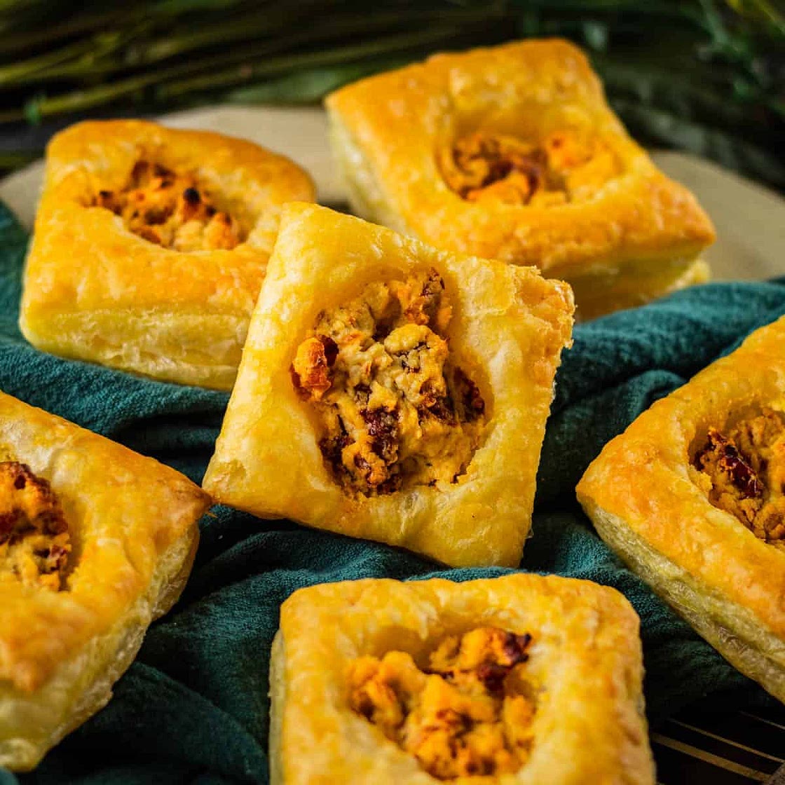 Goat Cheese Puff Pastry Appetizer