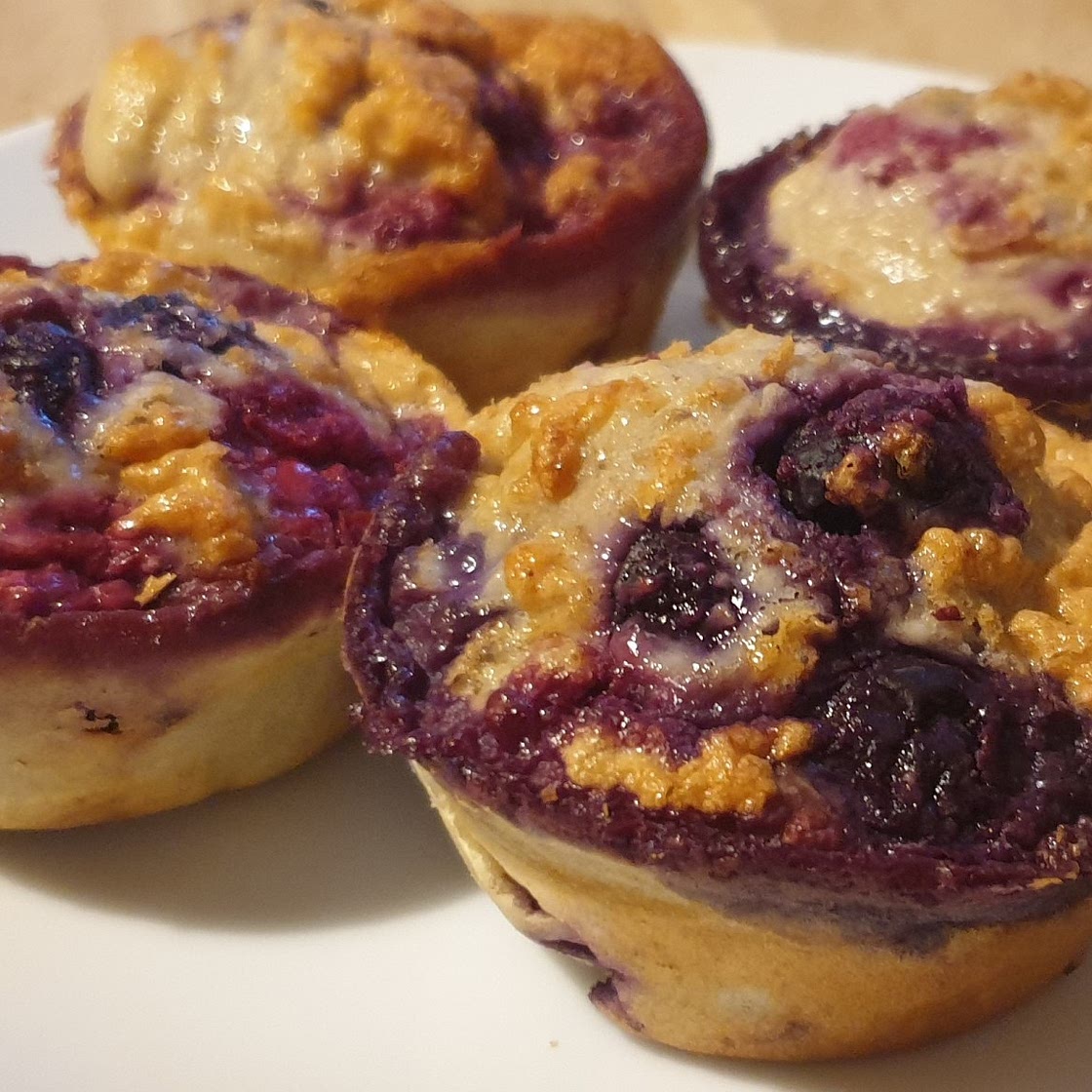 Berry-licious Protein Snack Muffins