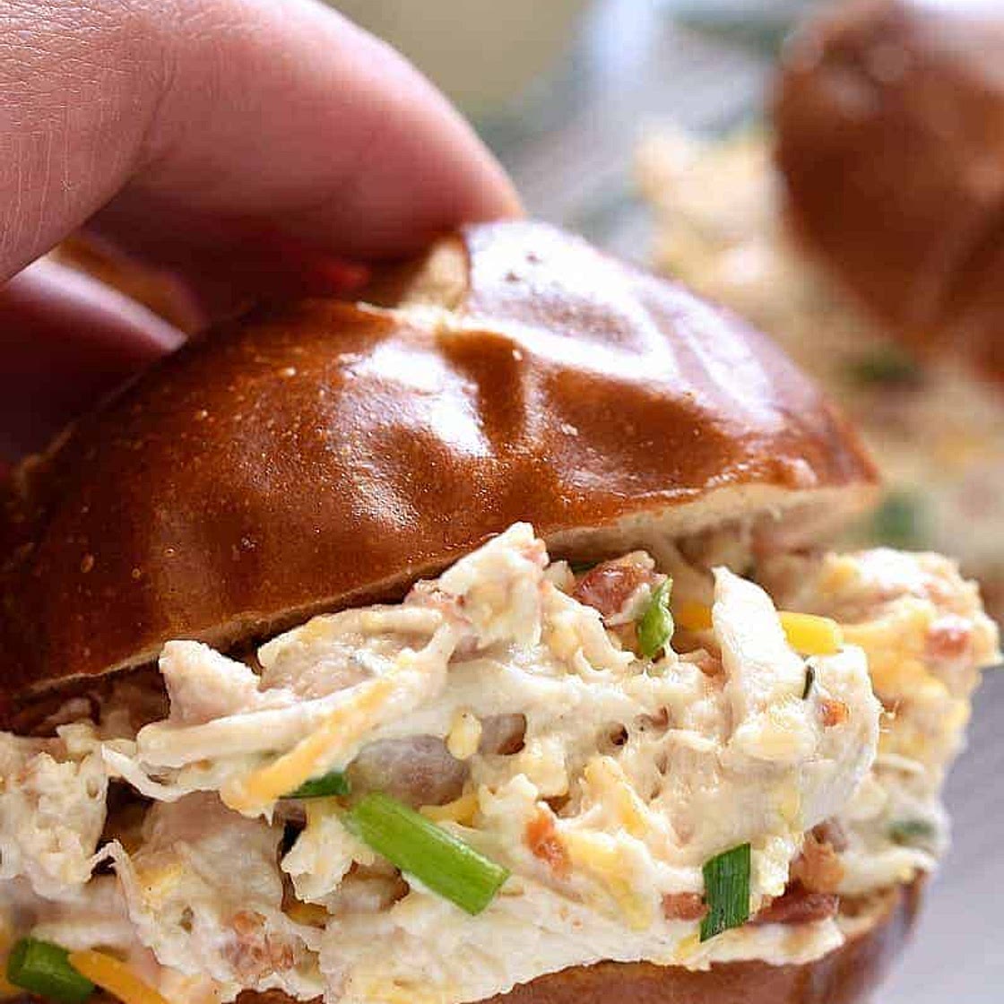 Bacon Cheddar Ranch Chicken Salad