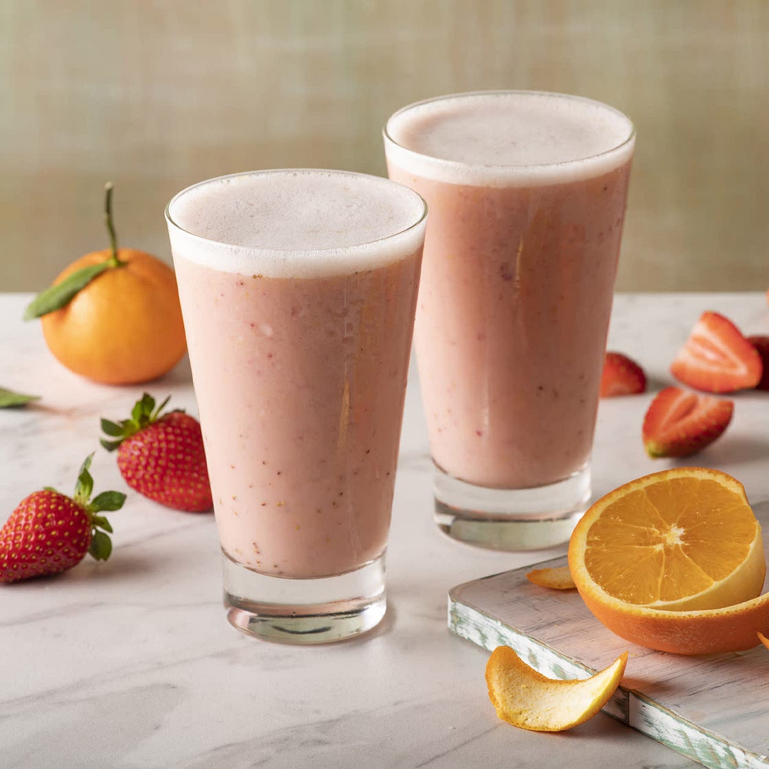 Strawberry Orange Sunrise Smoothie