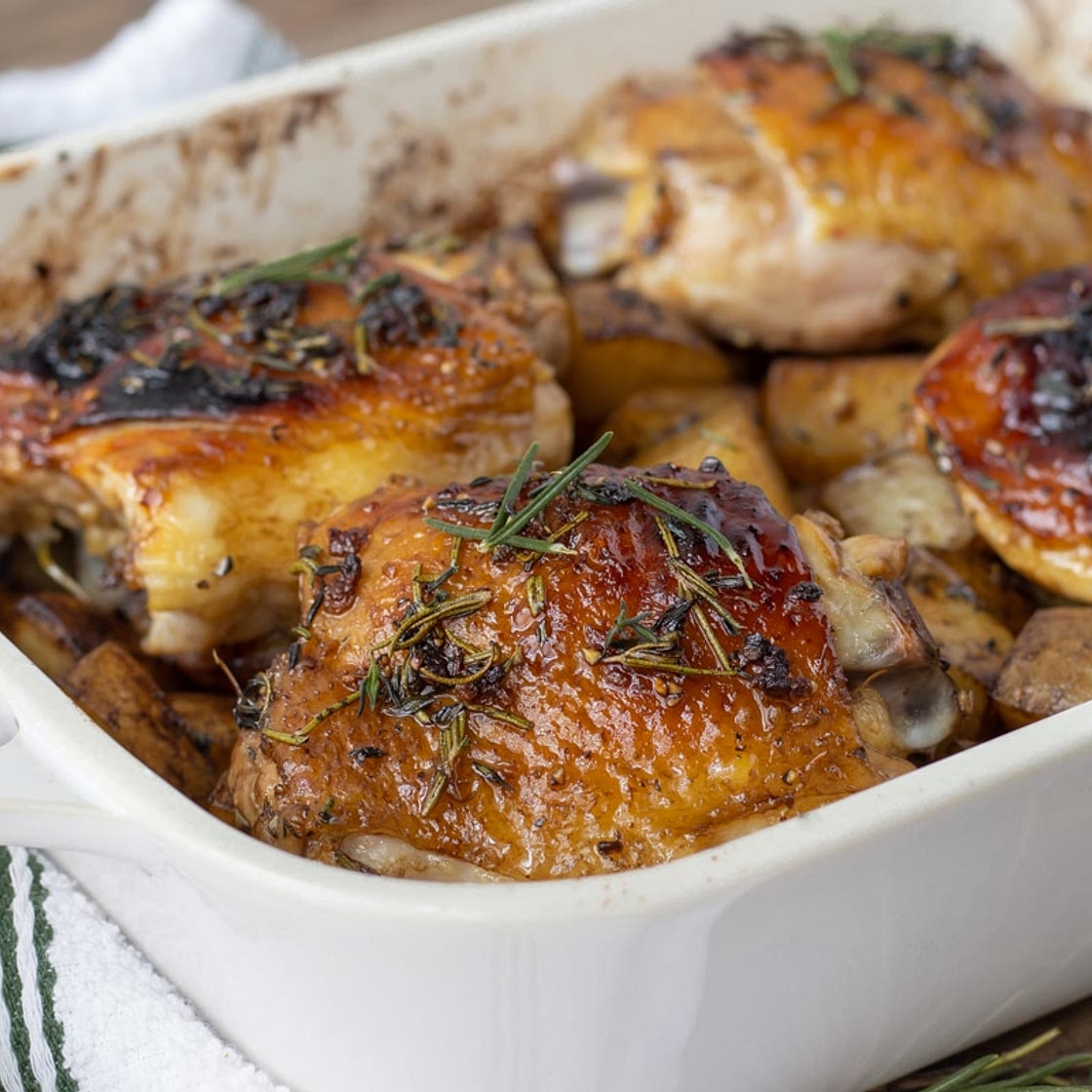 Rosemary and Thyme Chicken Thighs