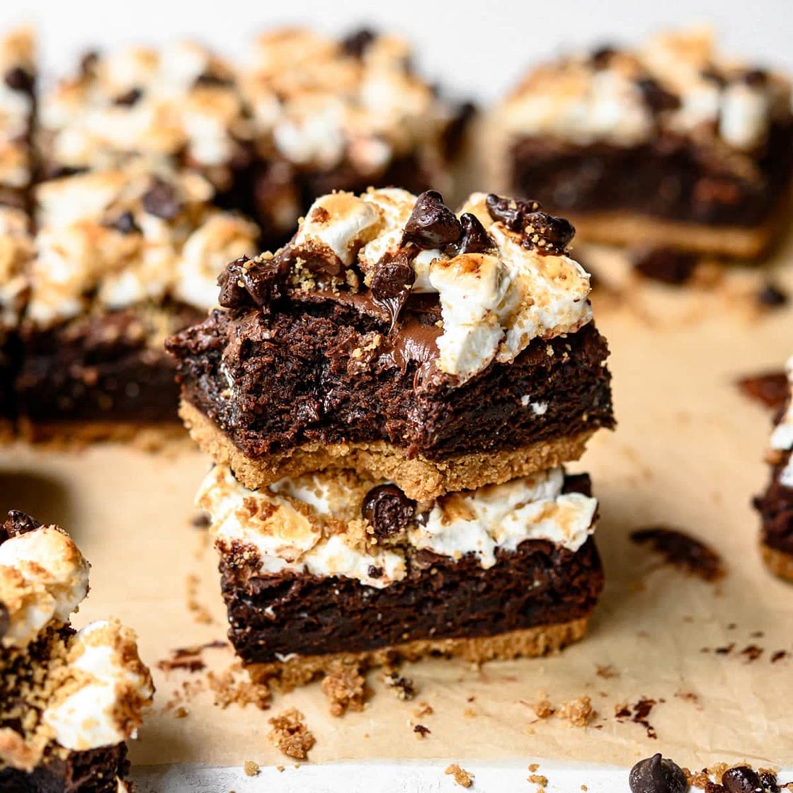 S’mores Spiked brownies 