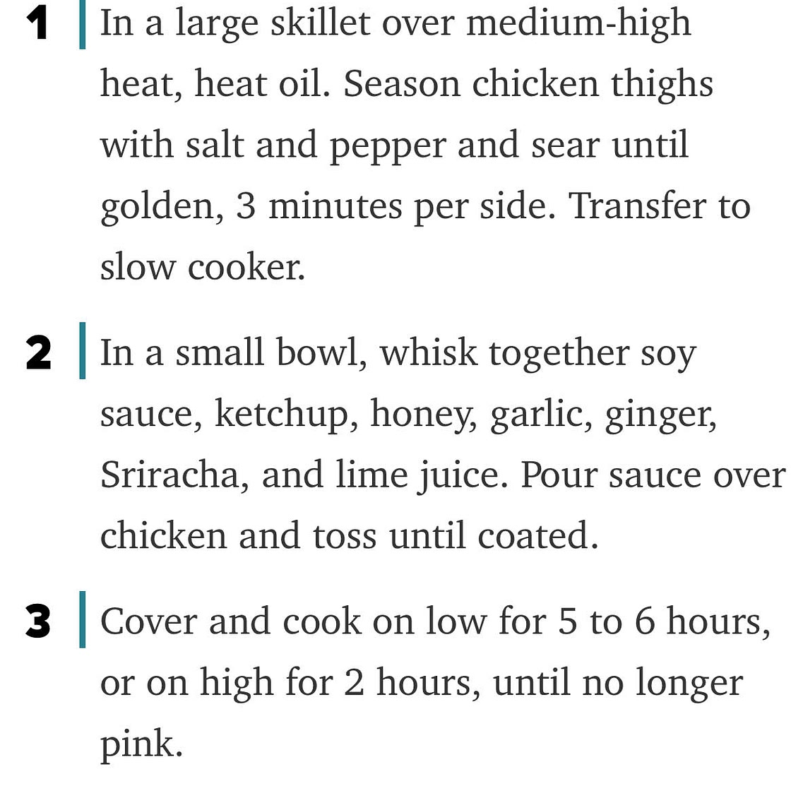 Slow-Cooker Chicken Thighs