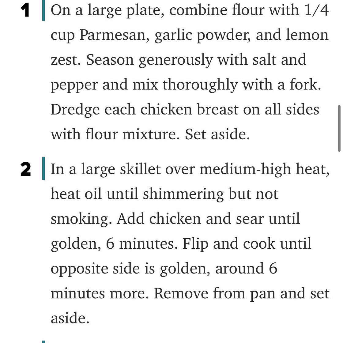 Creamy Lemon Parmesan Chicken