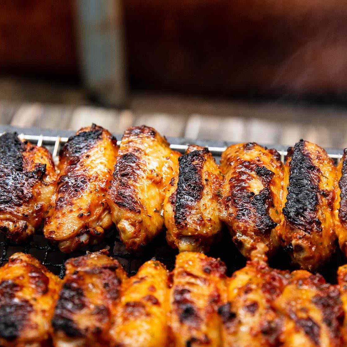 Grilled Turkish-Style Chicken Wings