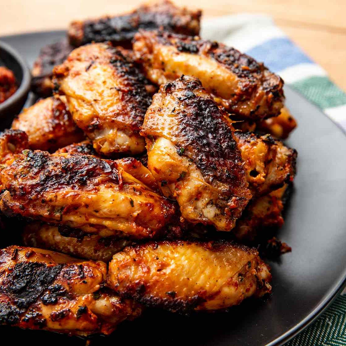 Grilled Turkish-Style Chicken Wings