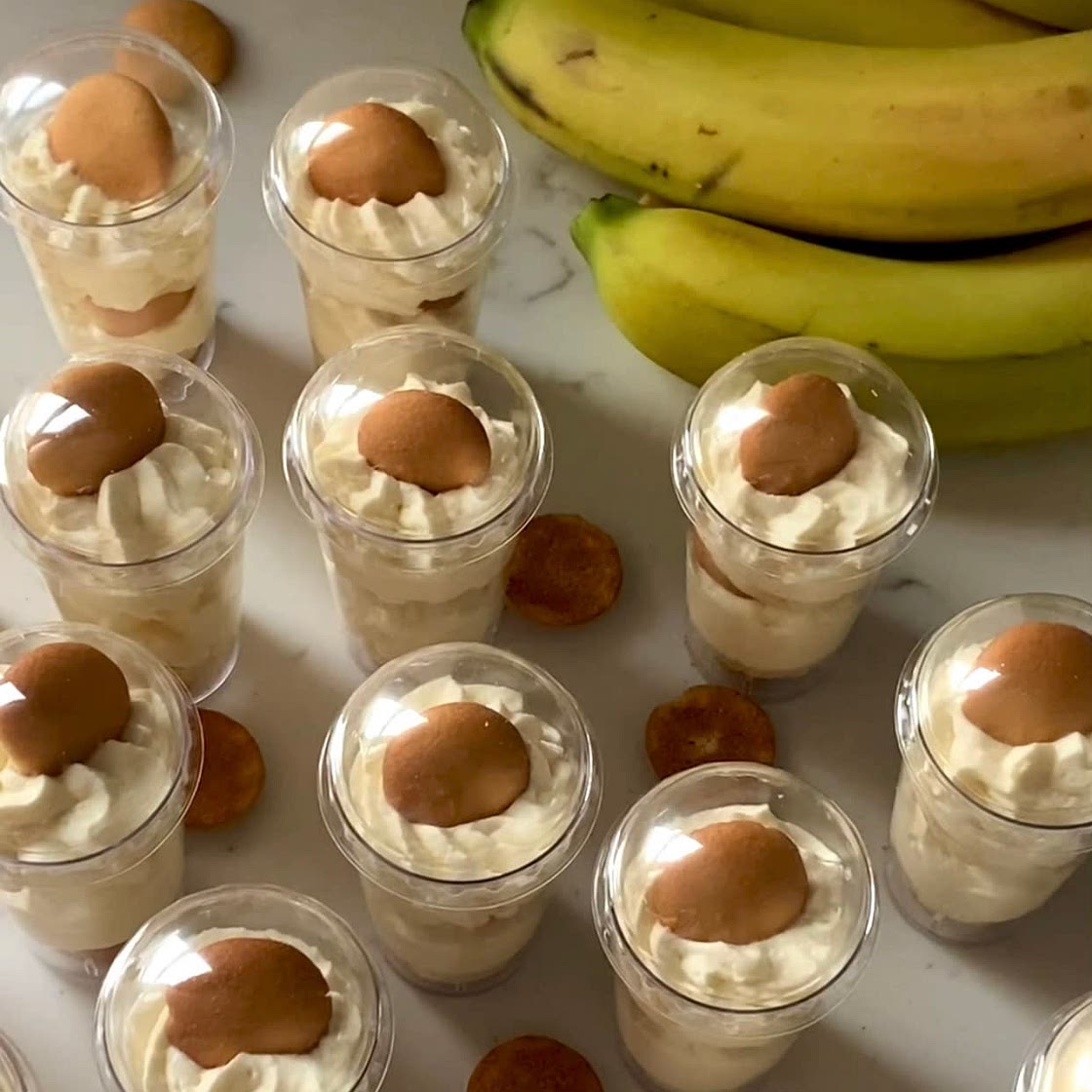 Banana Cream Cups (no-bake)