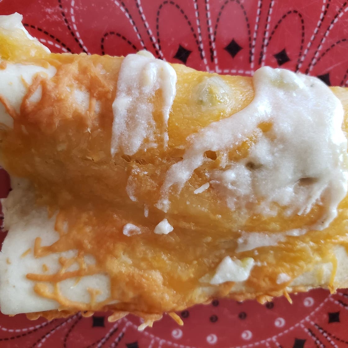 Creamy White Chicken Enchiladas (+Video)