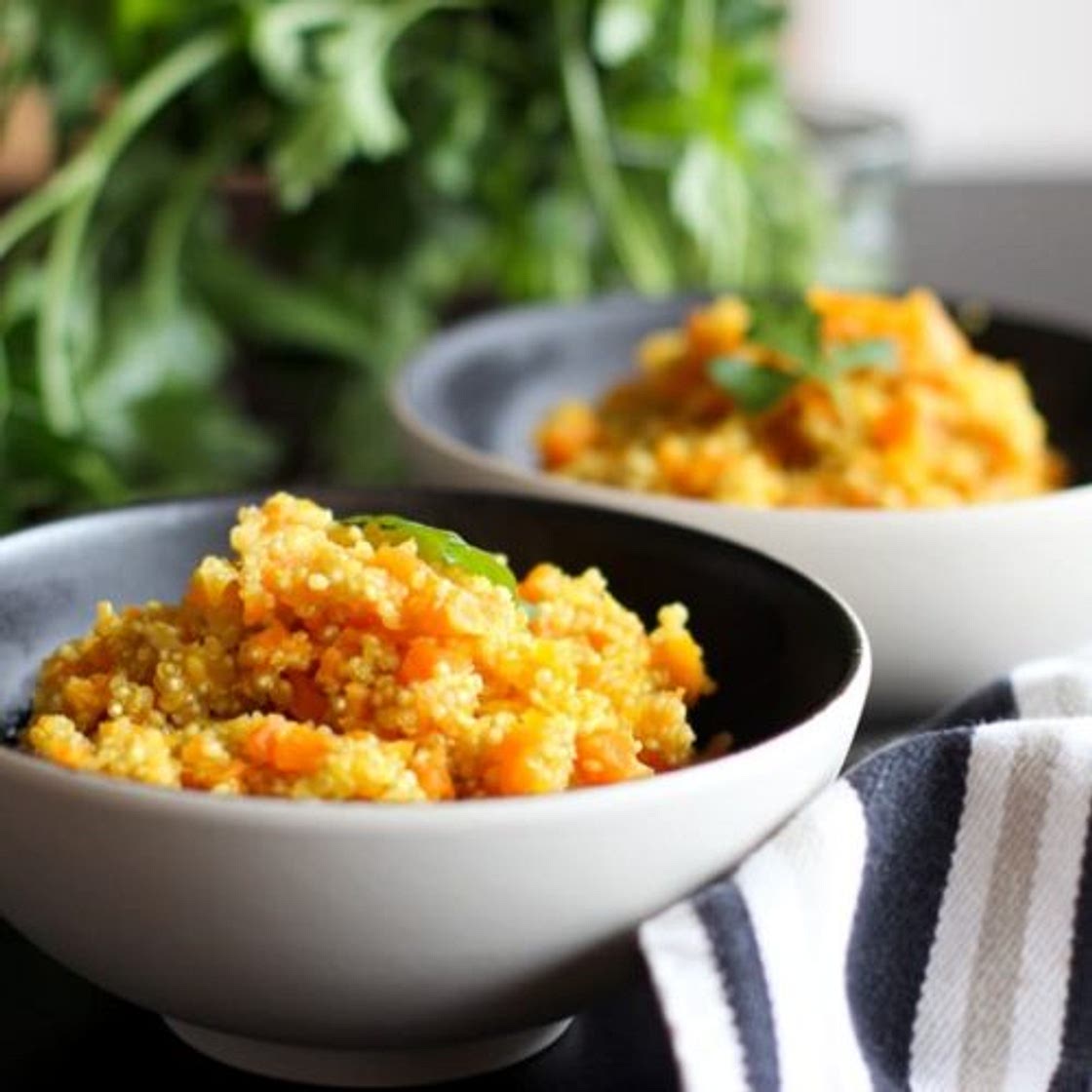 Quinoasotto aux carottes et aux épices au Thermomix