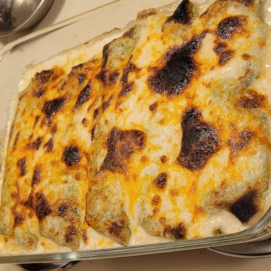 White Chicken Enchiladas