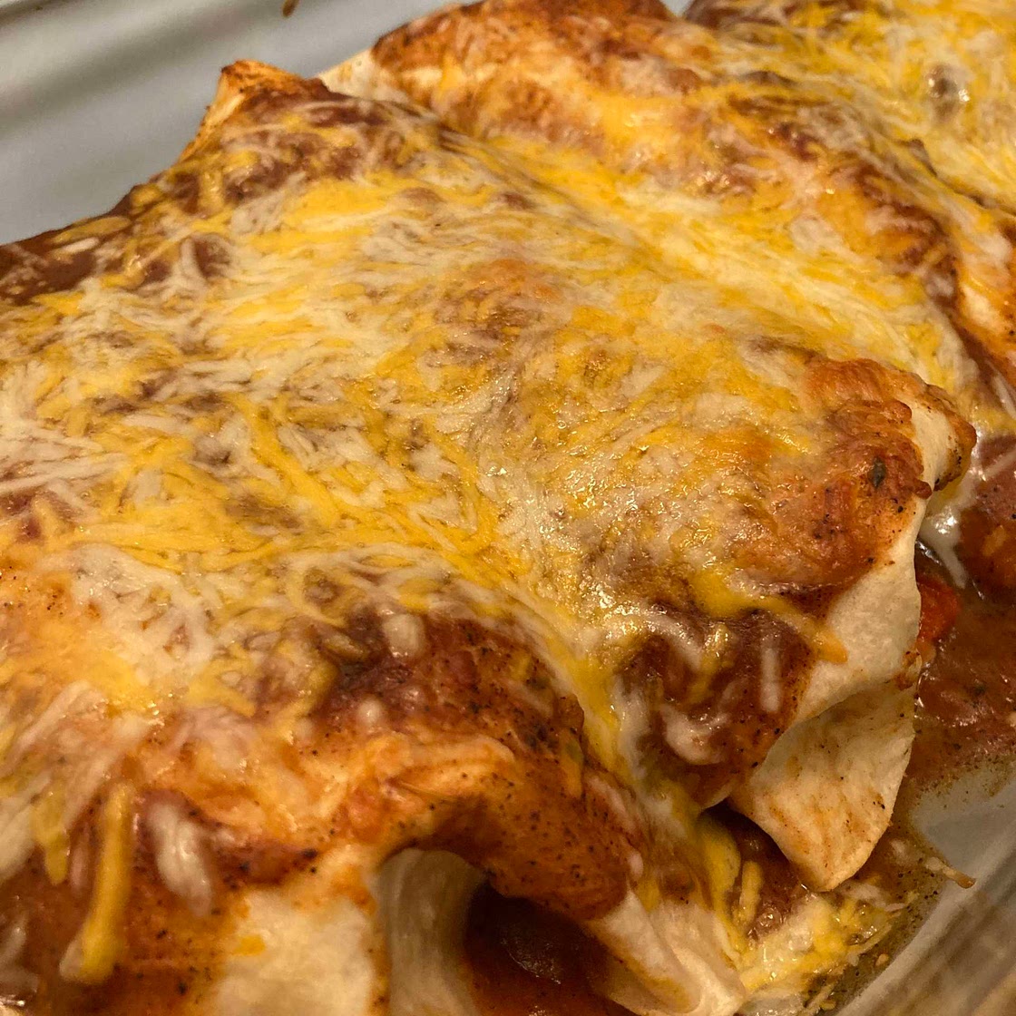 Vegetarian Wet Burritos