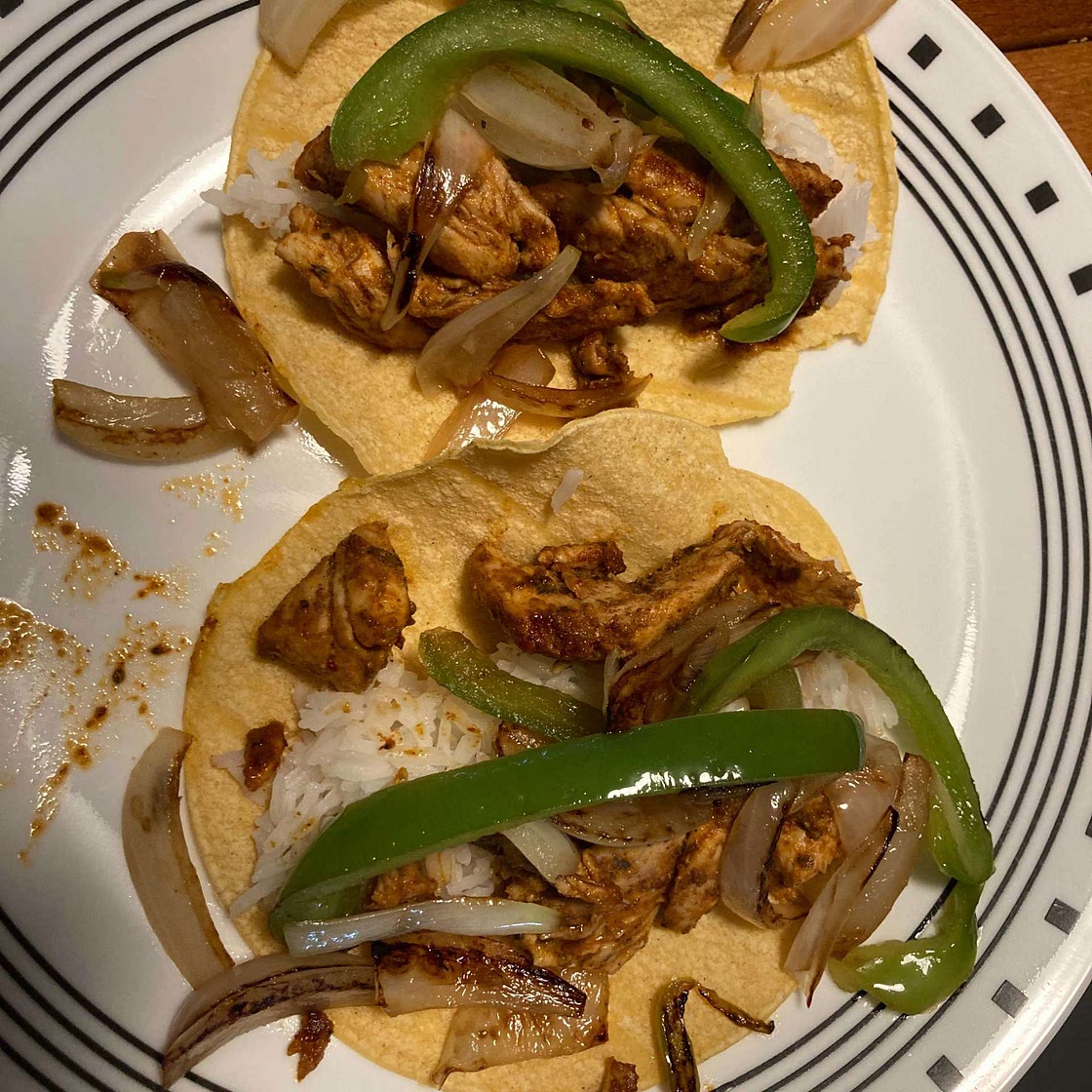 Chicken or Shrimp Fajitas