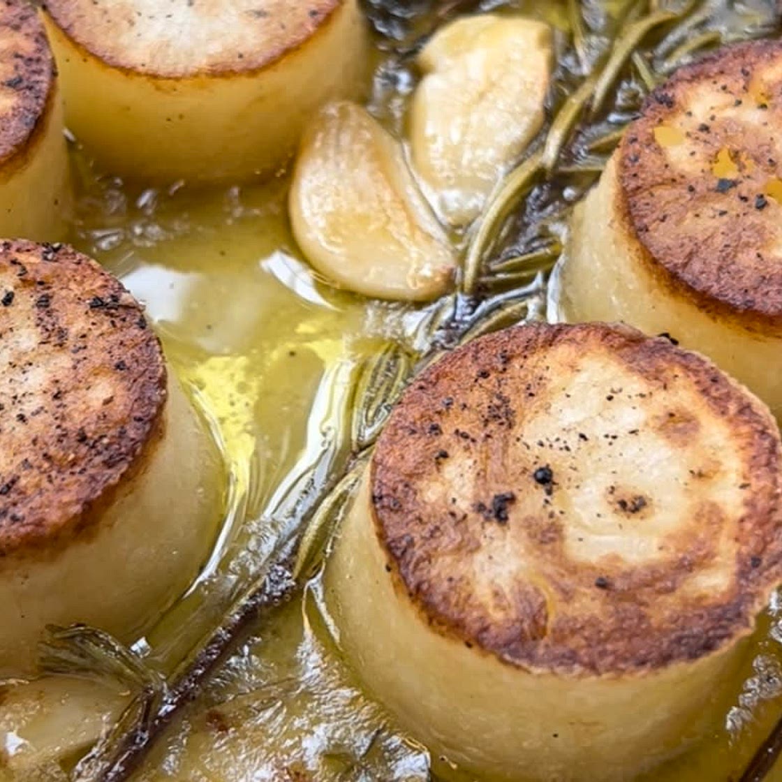 Fondant Potatoes