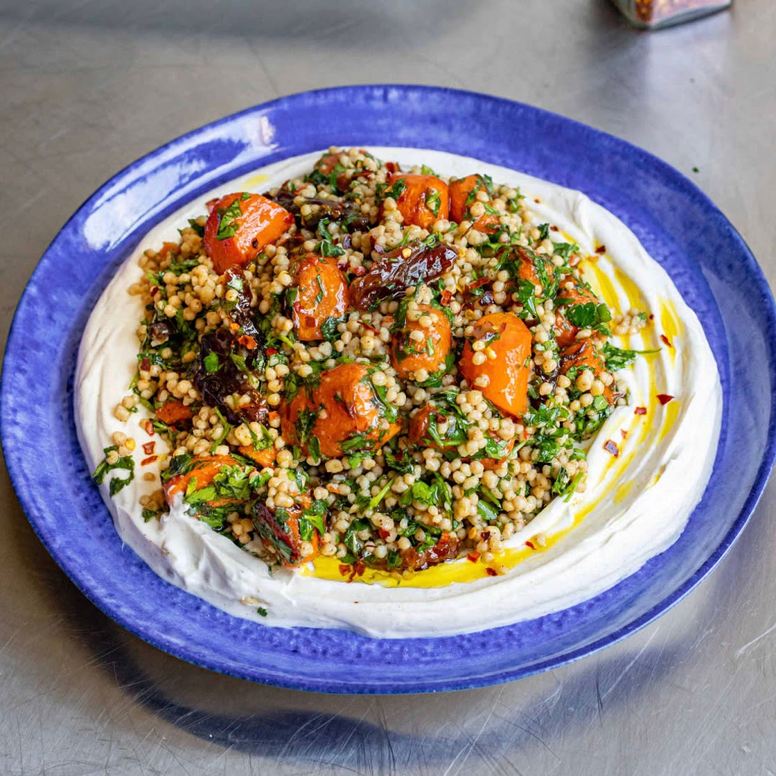 Roasted Carrot and Date Salad