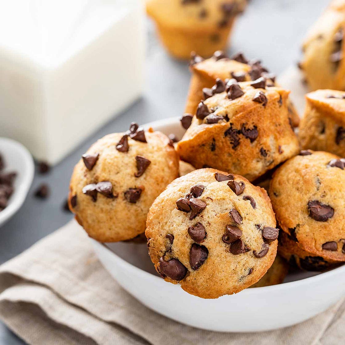 Mini Chocolate Chip Muffins