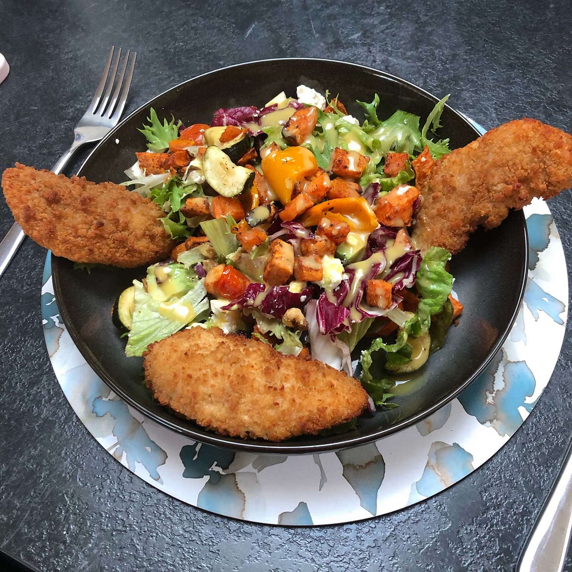 Roasted Sweet Potato Salad