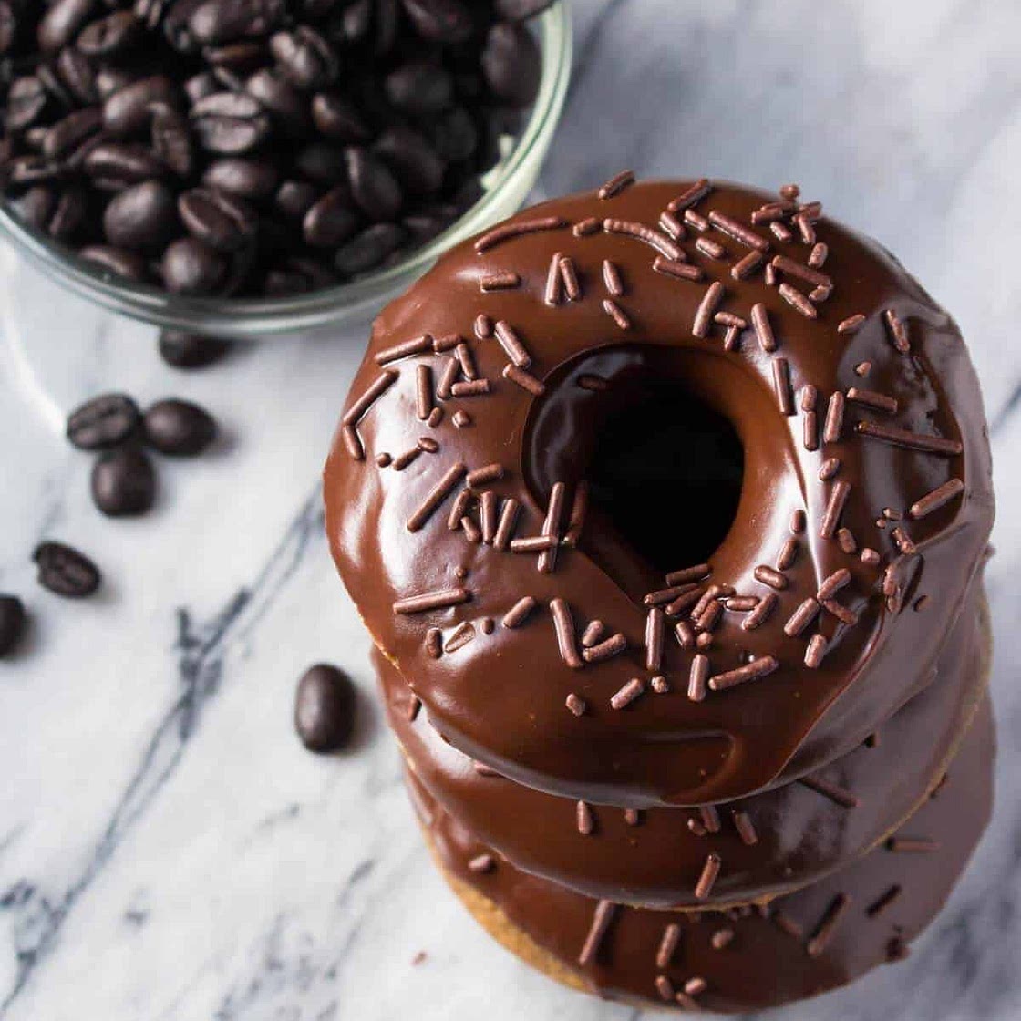Mocha donuts Spiked