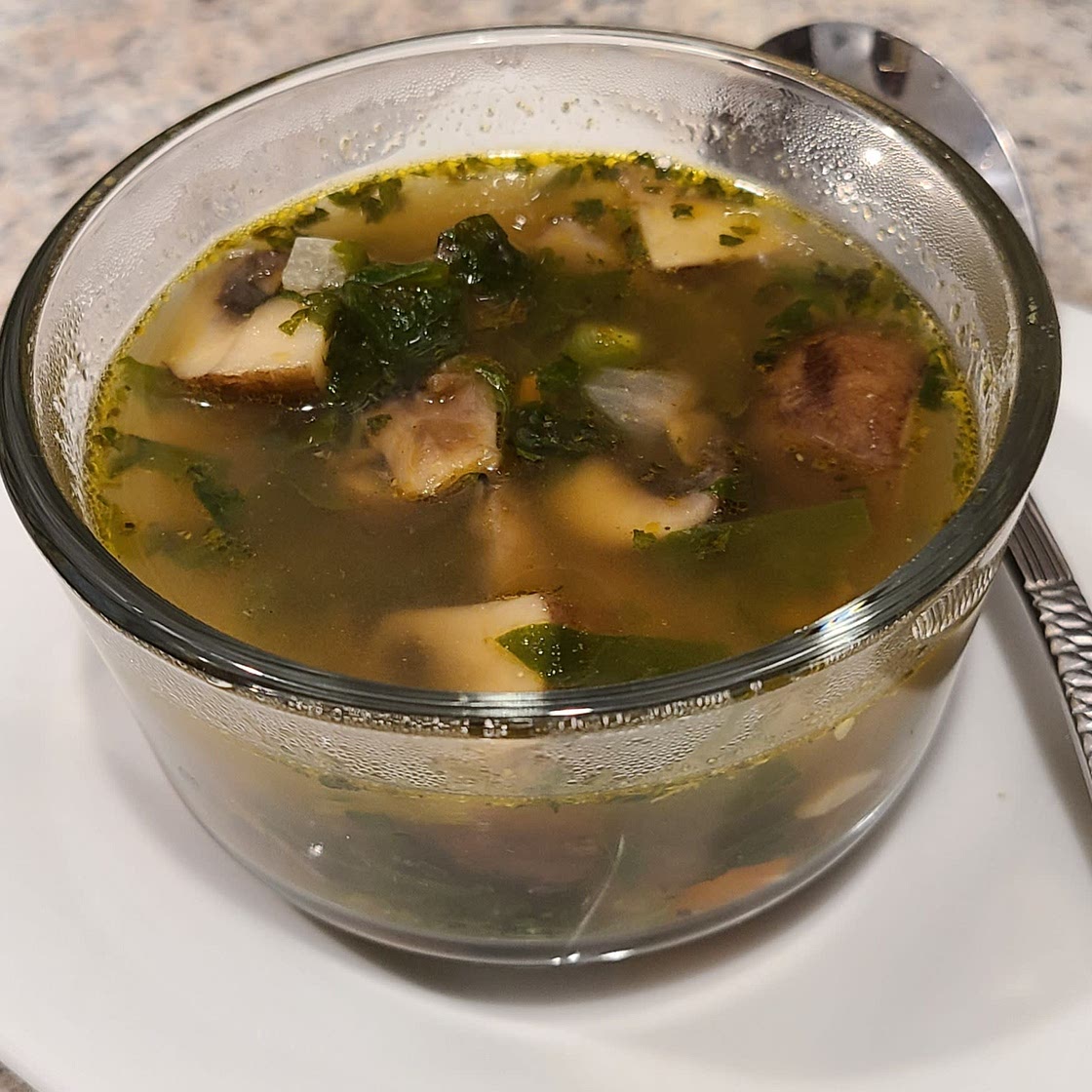 Potato Mushroom and Vegetable soup