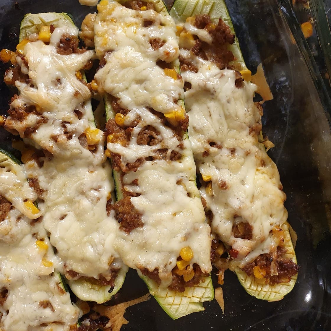 Burrito Zucchini Boats