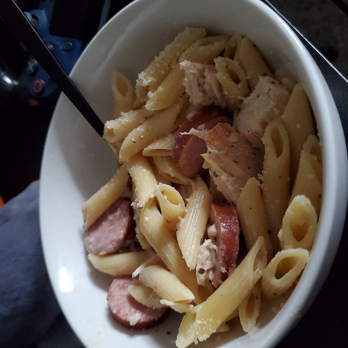 Slow Cooker Cajun Chicken Alfredo