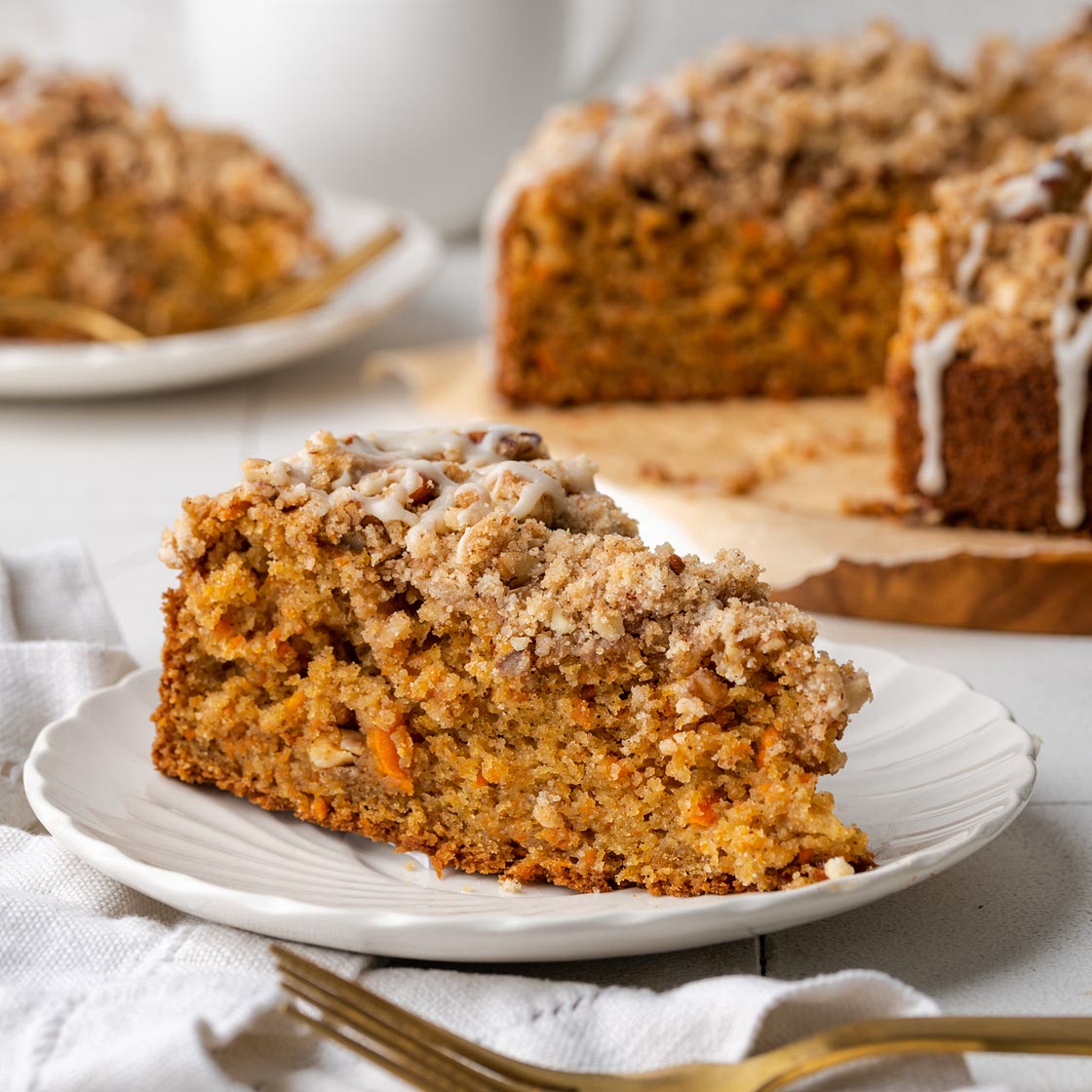 Gluten Free Carrot Cake Coffee Cake