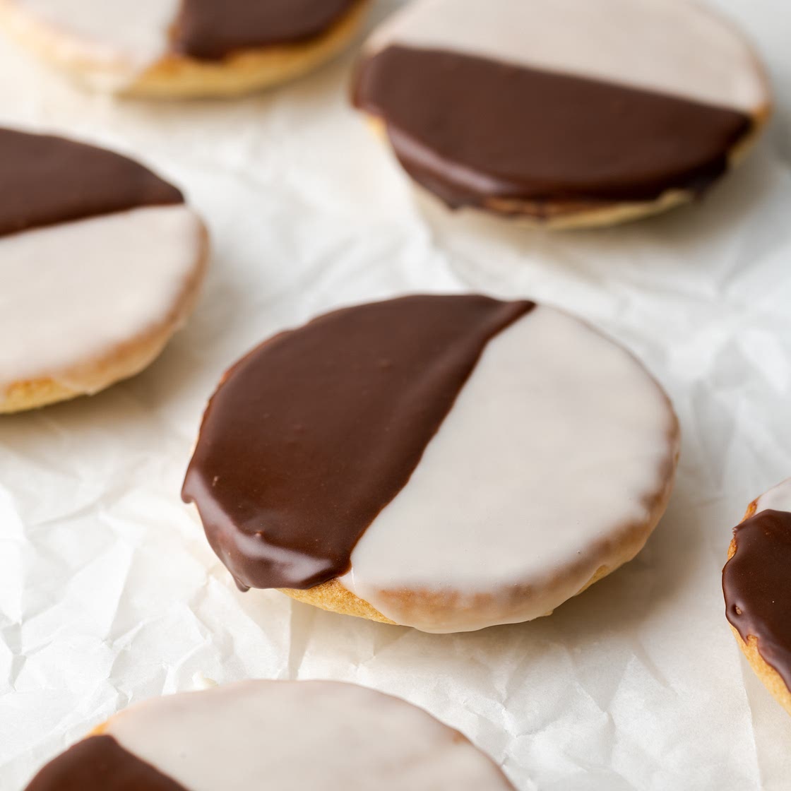 Gluten Free Black and White Cookies