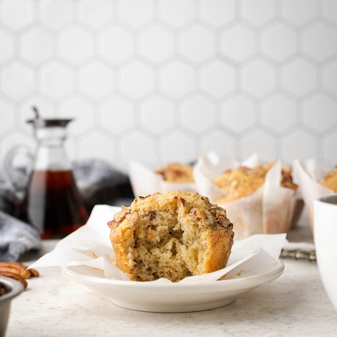 Gluten Free Maple Pecan Muffins
