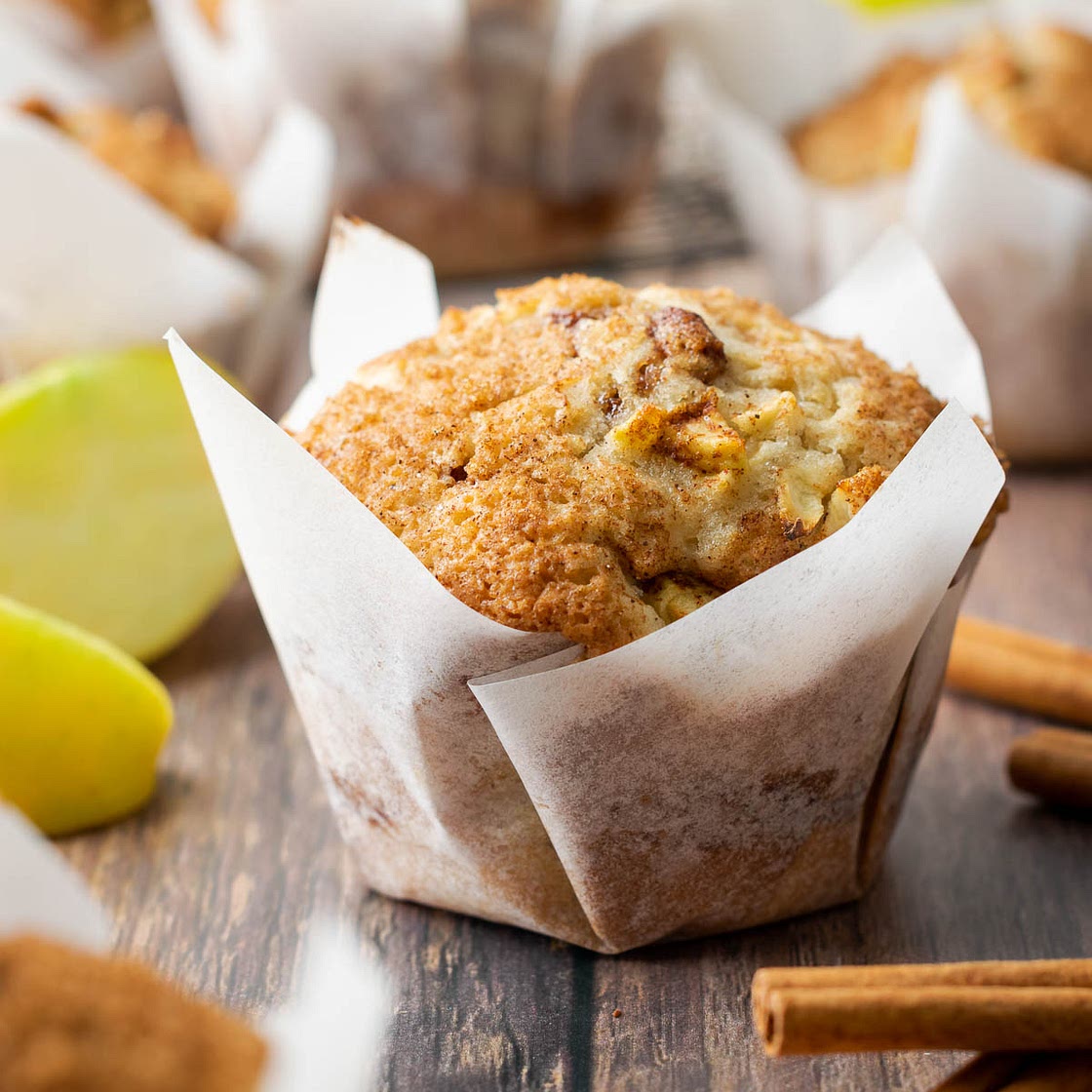 Gluten Free Apple Cinnamon Muffins
