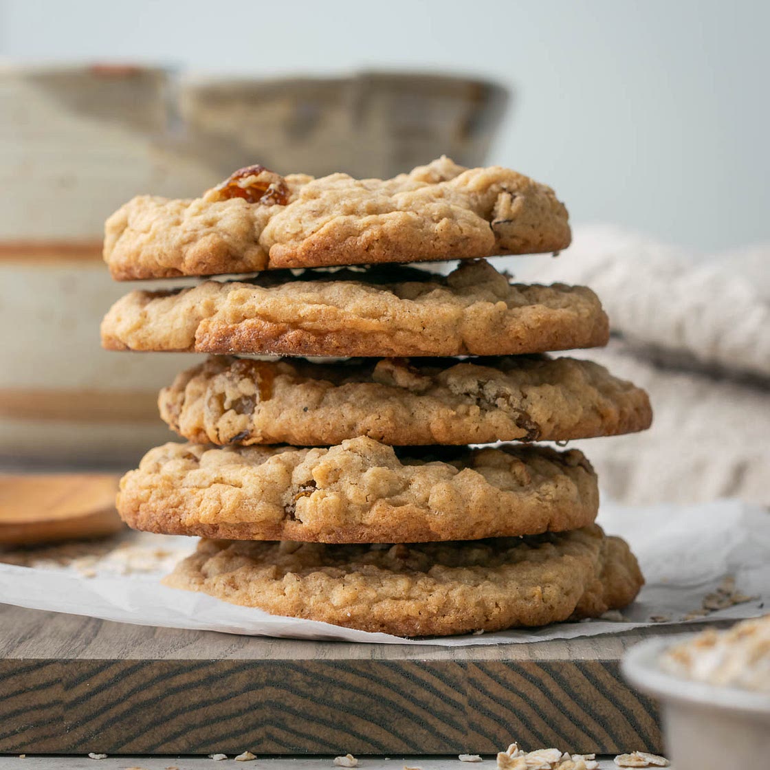 Small Batch Gluten Free Oatmeal Raisin Cookies