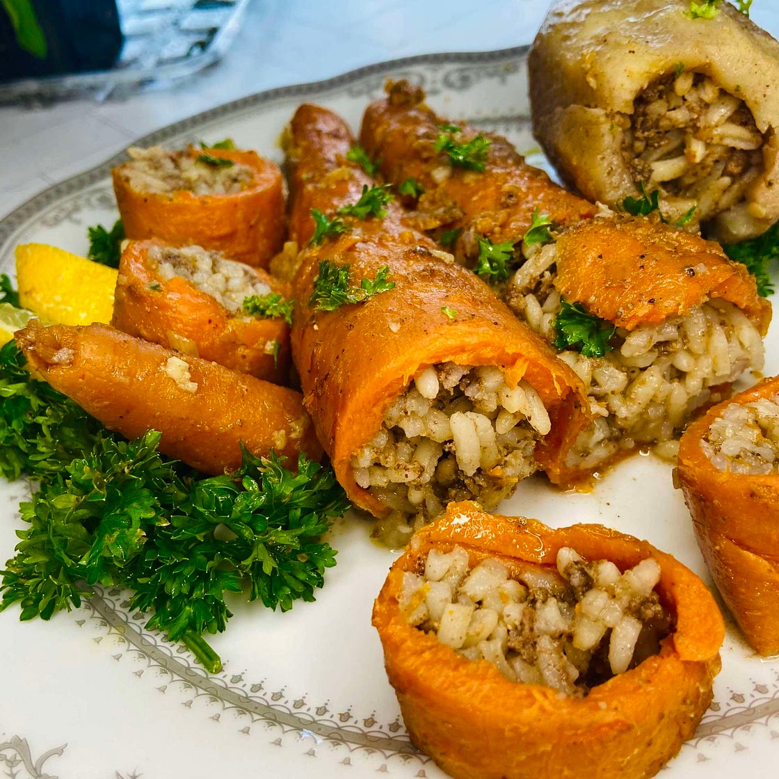 Mediterranean Stuffed Carrots and Potato’s