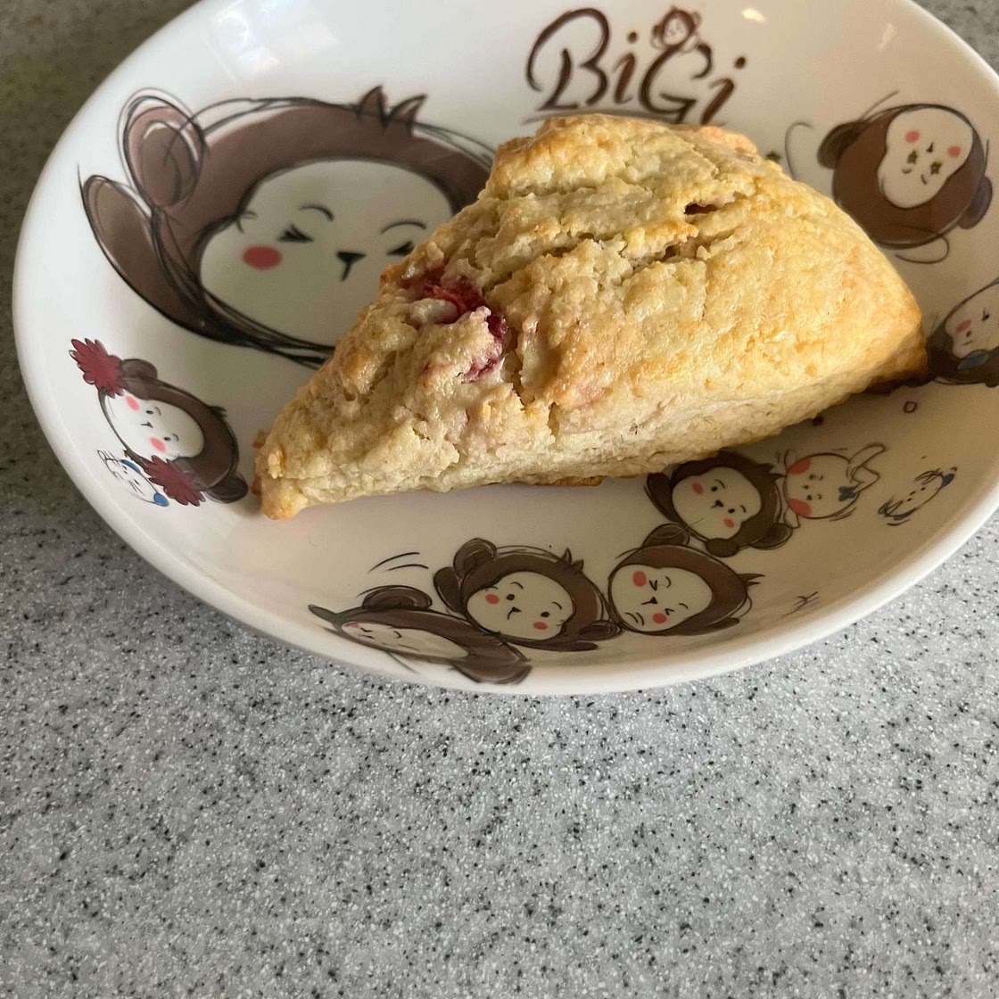 Strawberry Lemon Poppy Seed Scones