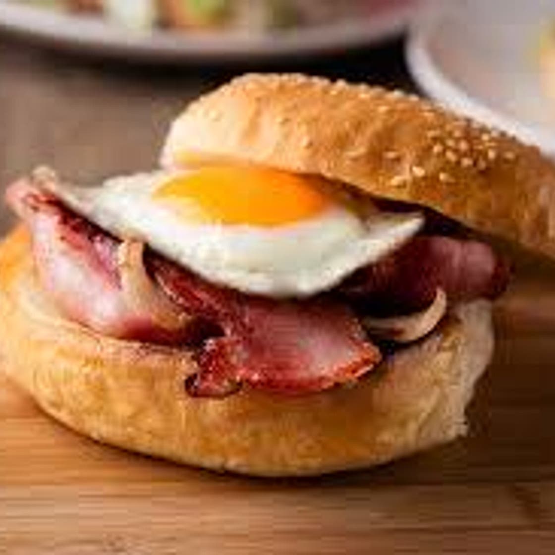 Bacon and egg roll 297 calories *