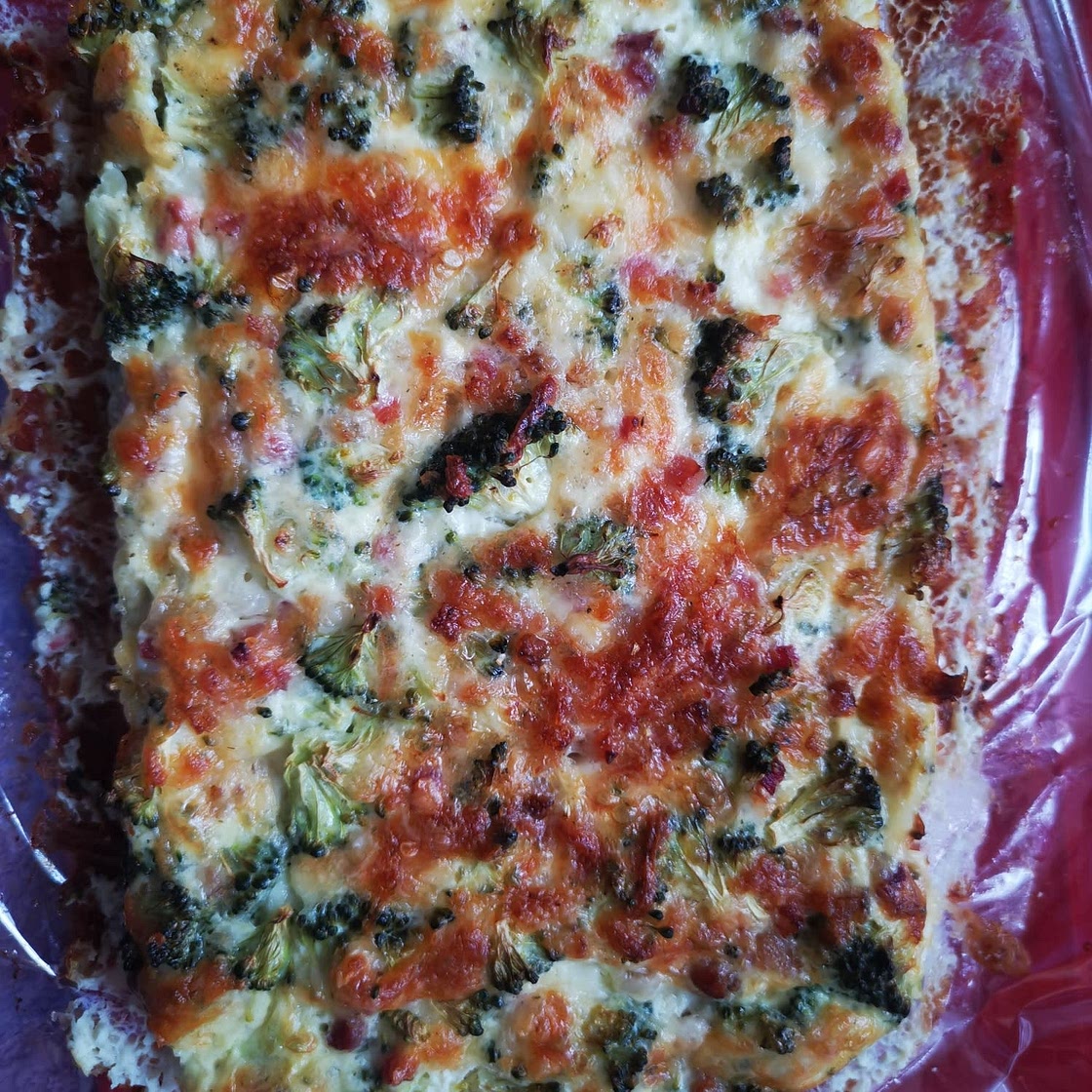 Ham and Swiss Crustless Quiche