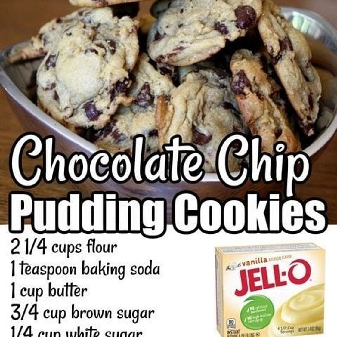 Chocolate Chip Pudding Cookies