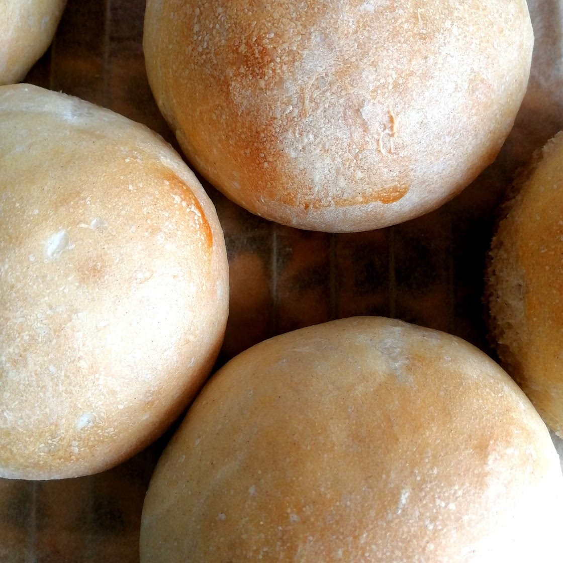 Vegan burger buns
