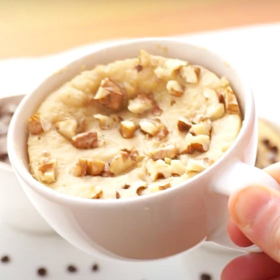 Amazing Baked Oats Cake - Only 1 Minute in the Microwave